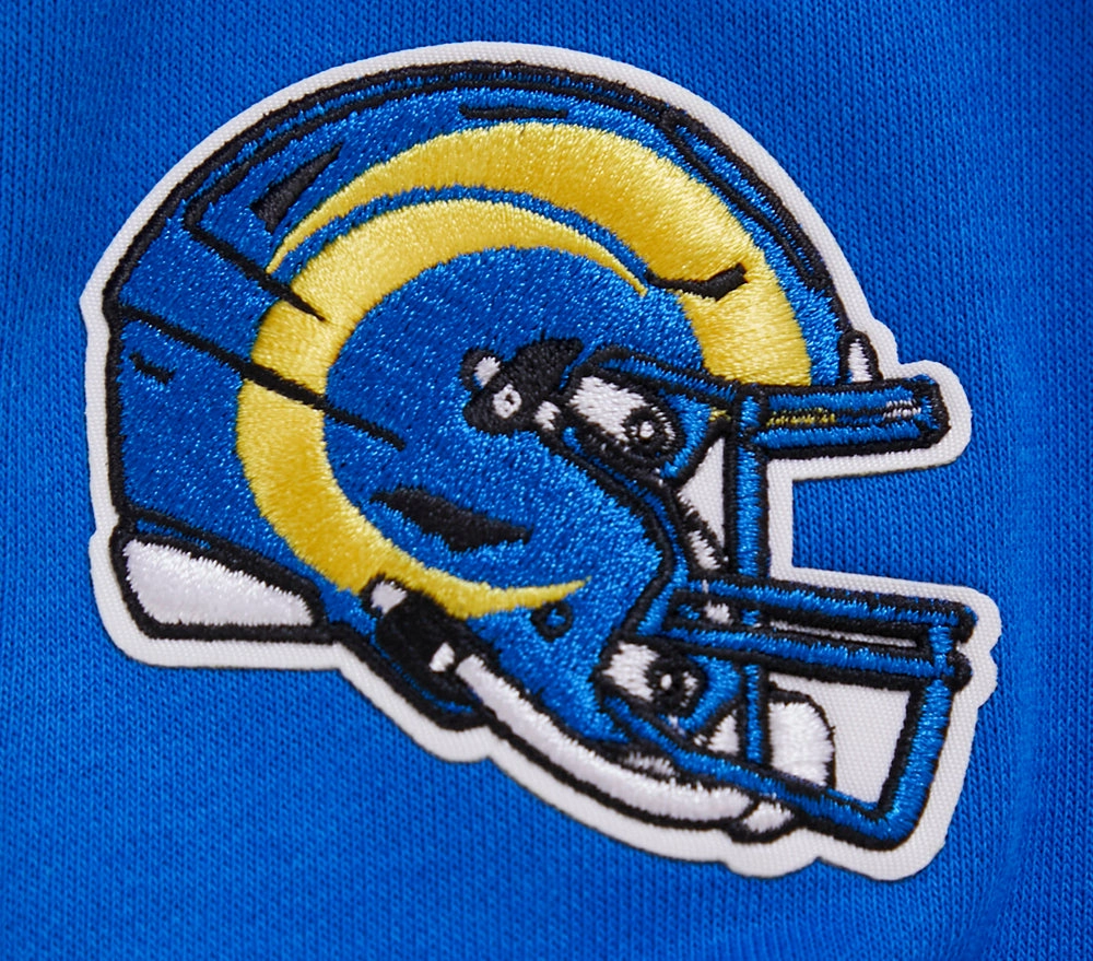NFL LOS ANGELES RAMS CLASSIC WOMEN'S PULLOVER HOODIE (ROYAL BLUE)