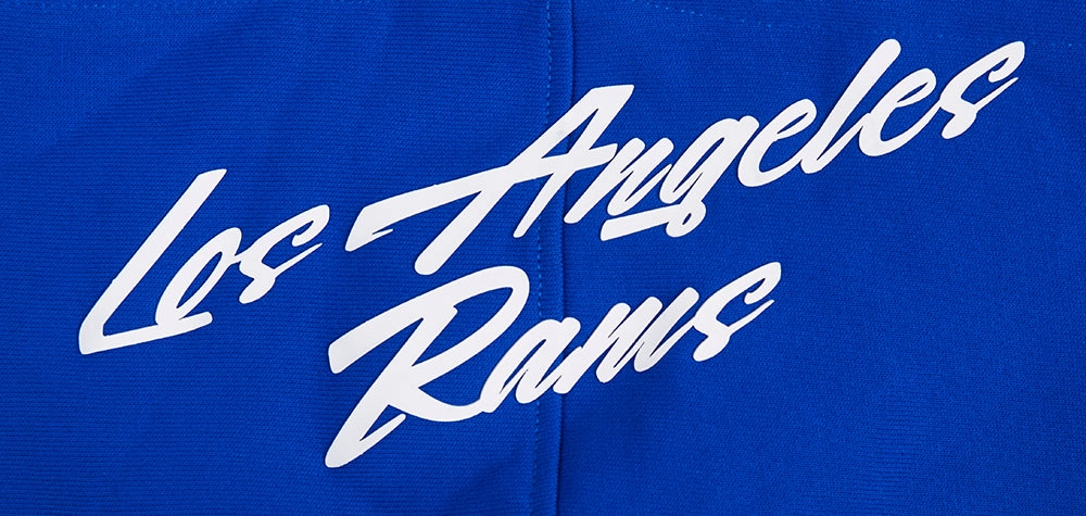 NFL LOS ANGELES RAMS FAST LANE FLC PO HOODIE (ROYAL BLUE)