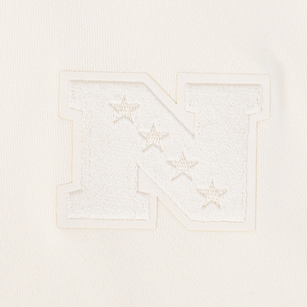 NFL LOS ANGELES RAMS NEUTRAL WOMEN'S FLEECE CREWNECK (EGGSHELL)