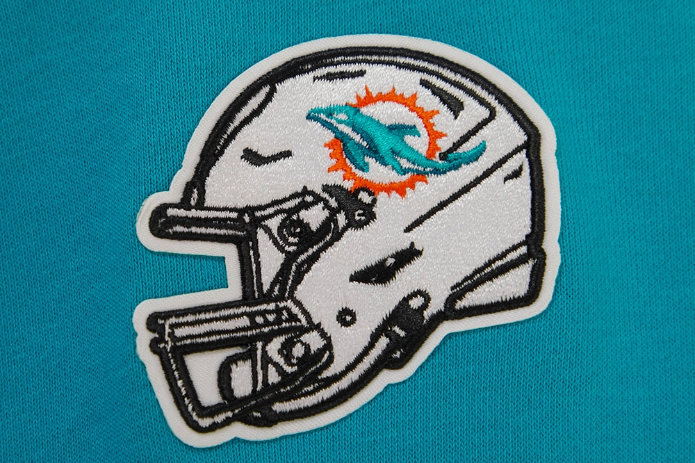 NFL MIAMI DOLPHINS CLASSIC WOMEN'S CREWNECK (TEAL)
