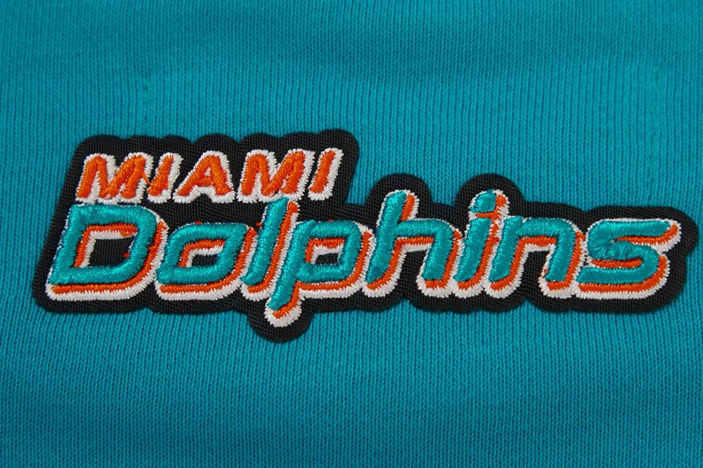 NFL MIAMI DOLPHINS CLASSIC WOMEN'S CREWNECK (TEAL)