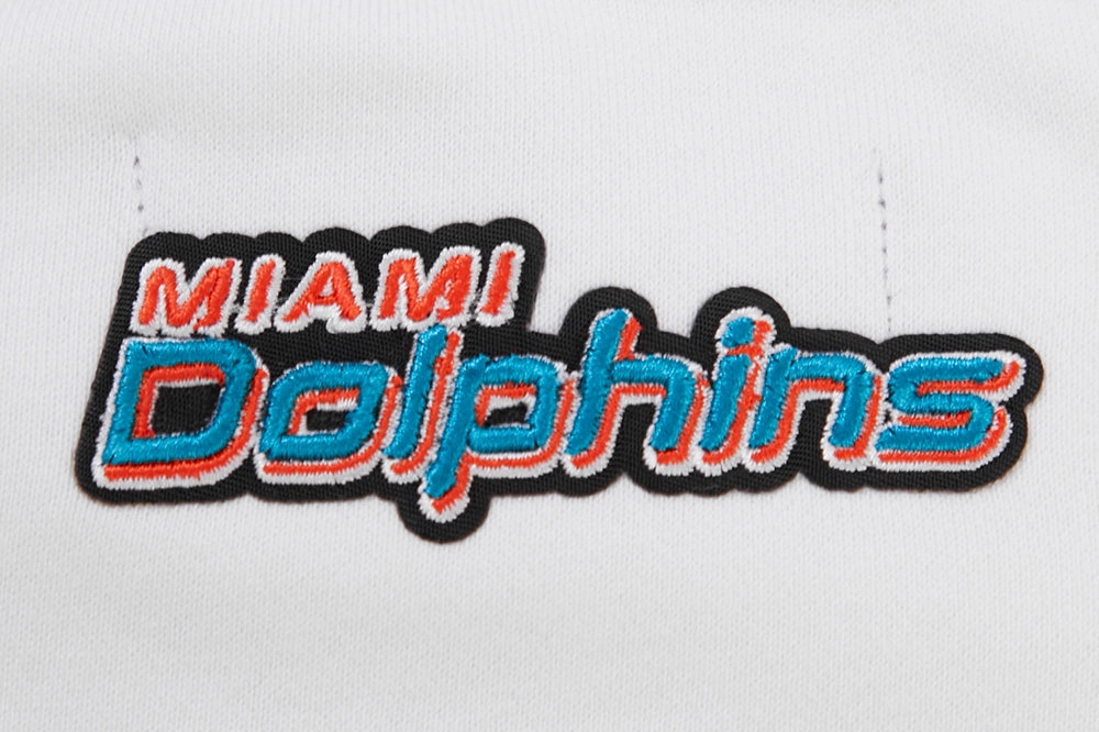 NFL MIAMI DOLPHINS CLASSIC WOMEN'S CREWNECK (WHITE)