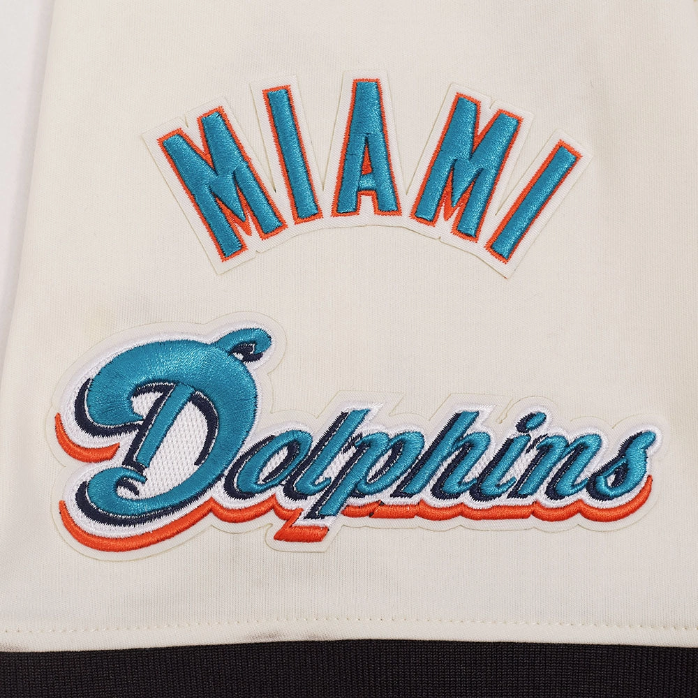 NFL MIAMI DOLPHINS RETRO CLASSIC MEN'S TEE (EGGSHELL/ BLACK)