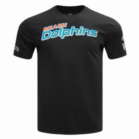 NFL MIAMI DOLPHINS TACKLE TWILL MEN'S TEE (BLACK)