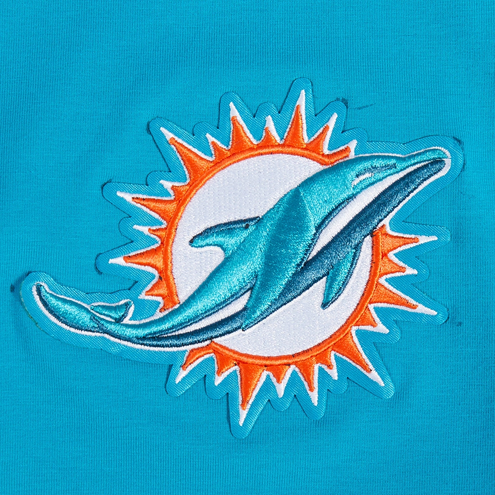 NFL MIAMI DOLPHINS TEAM PENNANTS MEN'S WORDMARK SJ TEE (TEAL)