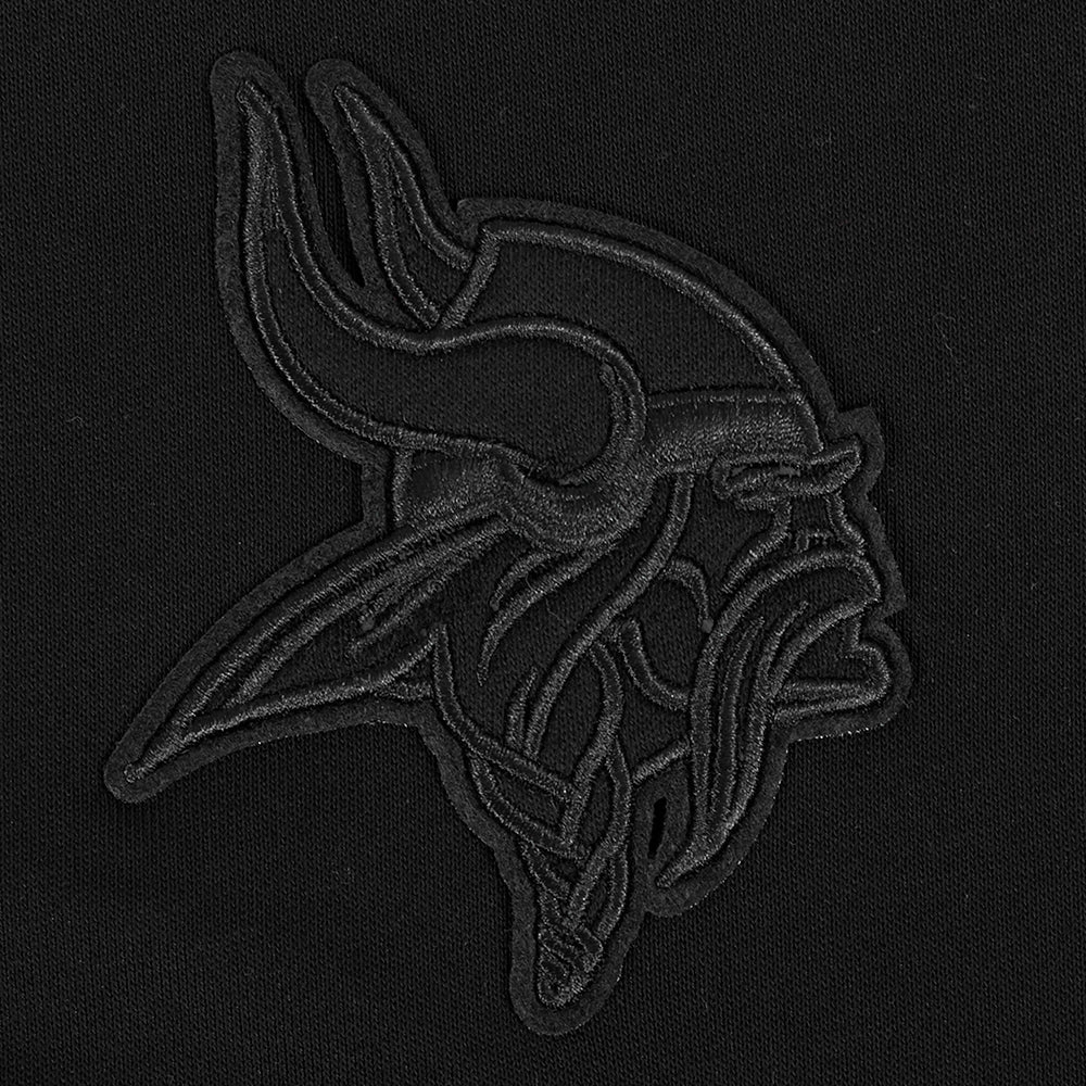 NFL MINNESOTA VIKINGS NEUTRAL WOMEN'S CREWNECK (BLACK)