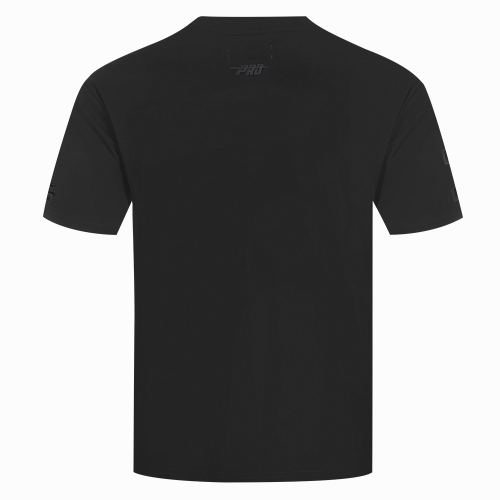 NFL NEW ORLEANS SAINTS NEUTRAL MEN'S COTTON JERSEY DROP SHOULDER TEE (BLACK)