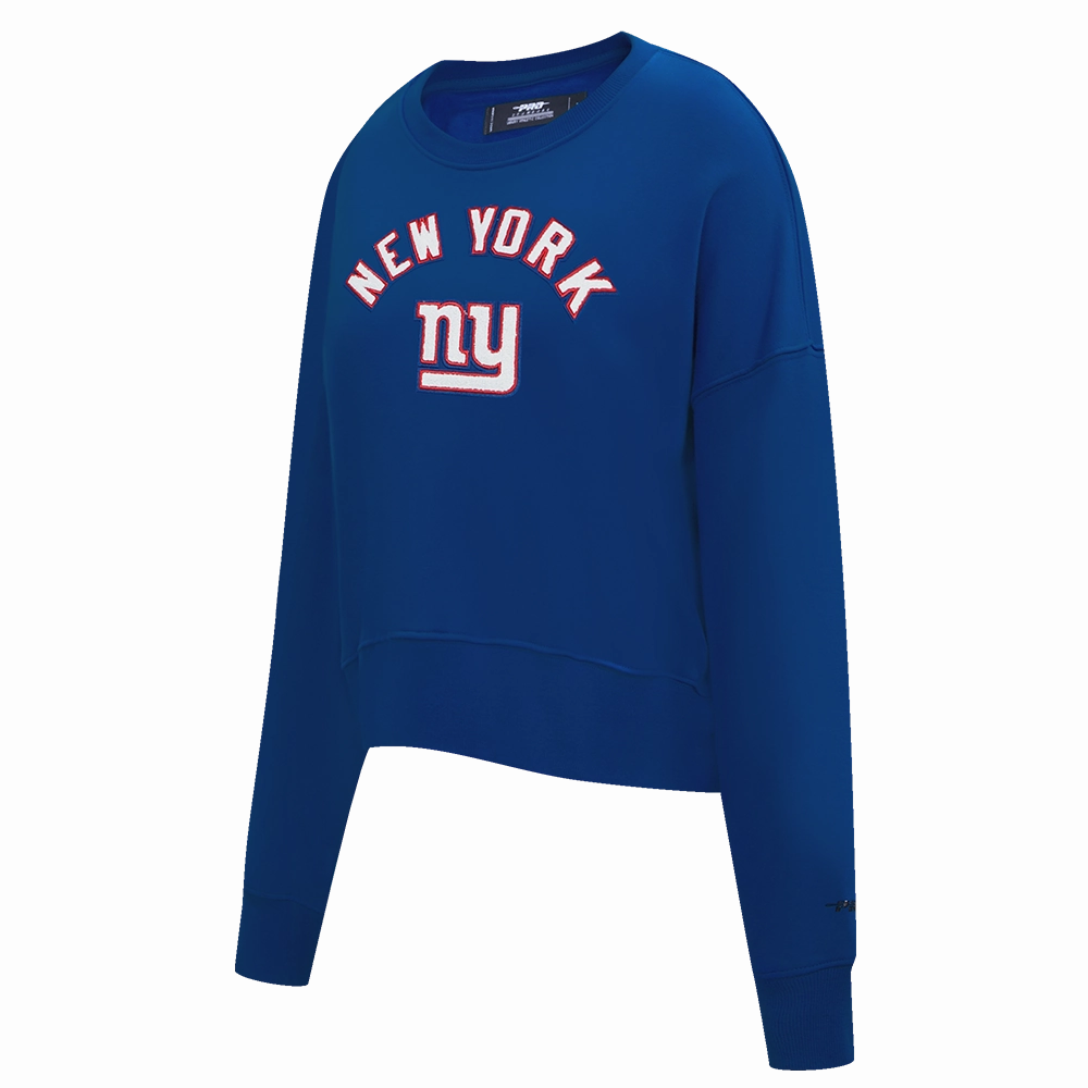 NFL NEW YORK GIANTS CLASSIC WOMEN'S CREWNECK (DODGER BLUE)