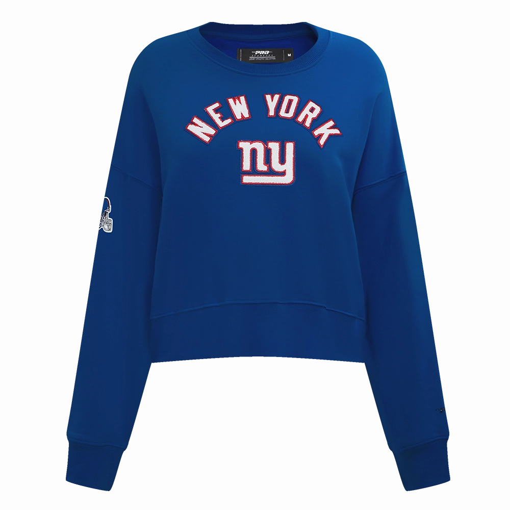 NFL NEW YORK GIANTS CLASSIC WOMEN'S CREWNECK (DODGER BLUE)
