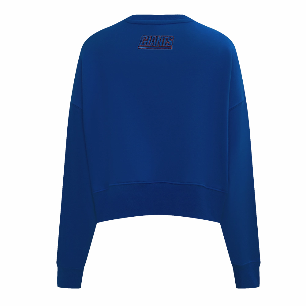 NFL NEW YORK GIANTS CLASSIC WOMEN'S CREWNECK (DODGER BLUE)