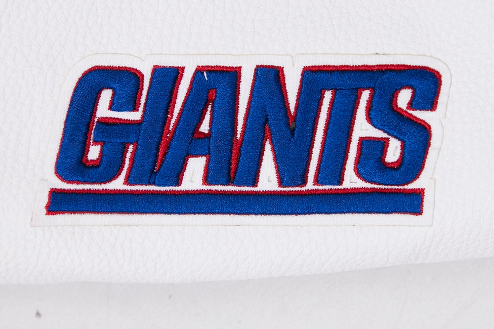 NFL NEW YORK GIANTS CLASSIC WOMEN'S WOOL VARSITY JACKET (DODGER BLUE/WHITE)