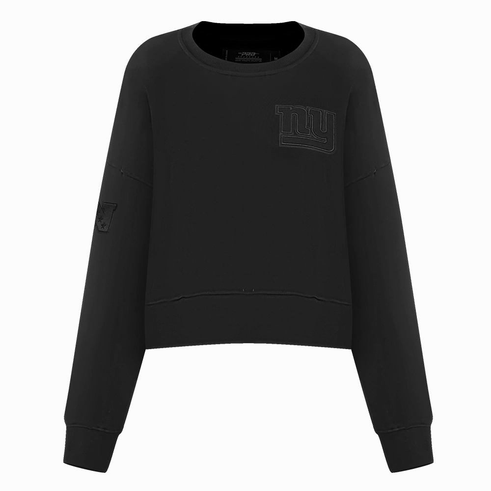 NFL NEW YORK GIANTS NEUTRAL WOMEN'S CREWNECK (BLACK)