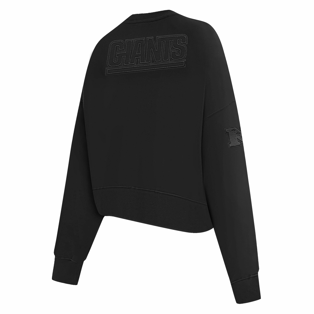NFL NEW YORK GIANTS NEUTRAL WOMEN'S CREWNECK (BLACK)