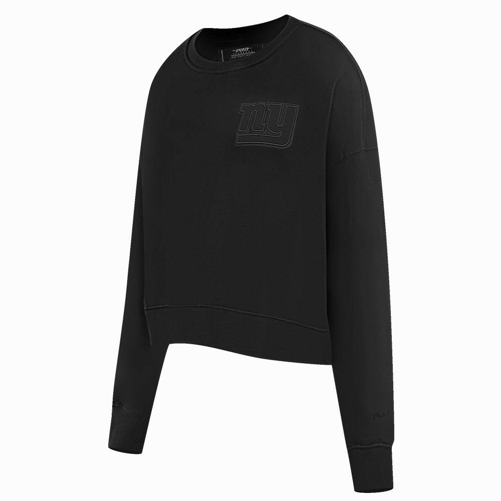 NFL NEW YORK GIANTS NEUTRAL WOMEN'S CREWNECK (BLACK)
