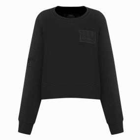 NFL NEW YORK GIANTS NEUTRAL WOMEN'S CREWNECK (BLACK)