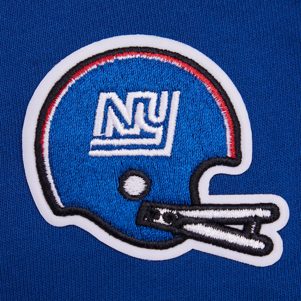 NFL NEW YORK GIANTS RETRO CLASSIC WOMEN'S RIB CREWNECK (DODGER BLUE)