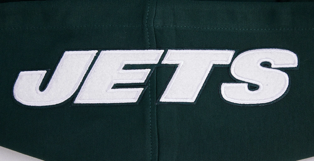 NFL NEW YORK JETS AHMAD "SAUCE" GARDNER #1 MEN'S DOUBLE KNIT PULLOVER HOODIE (FOREST GREEN)