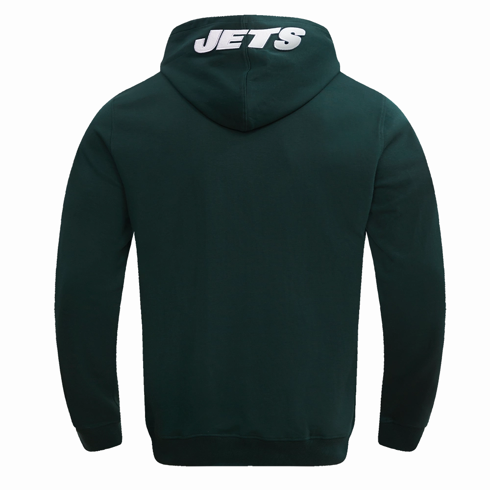 NFL NEW YORK JETS AHMAD "SAUCE" GARDNER #1 MEN'S DOUBLE KNIT PULLOVER HOODIE (FOREST GREEN)