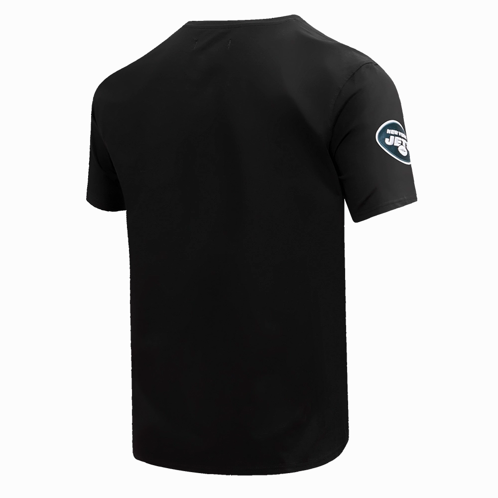 NFL NEW YORK JETS CLASSIC CHENILLE SINGLE JERSEY TEE (BLACK)