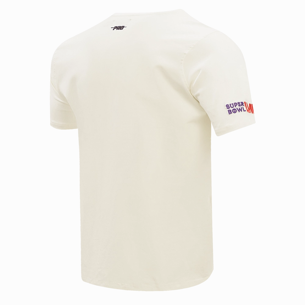 NFL NFL SUPERBOWL LVIII BOX LOGO SINGLE JERSEY MEN'S TEE (EGGSHELL)