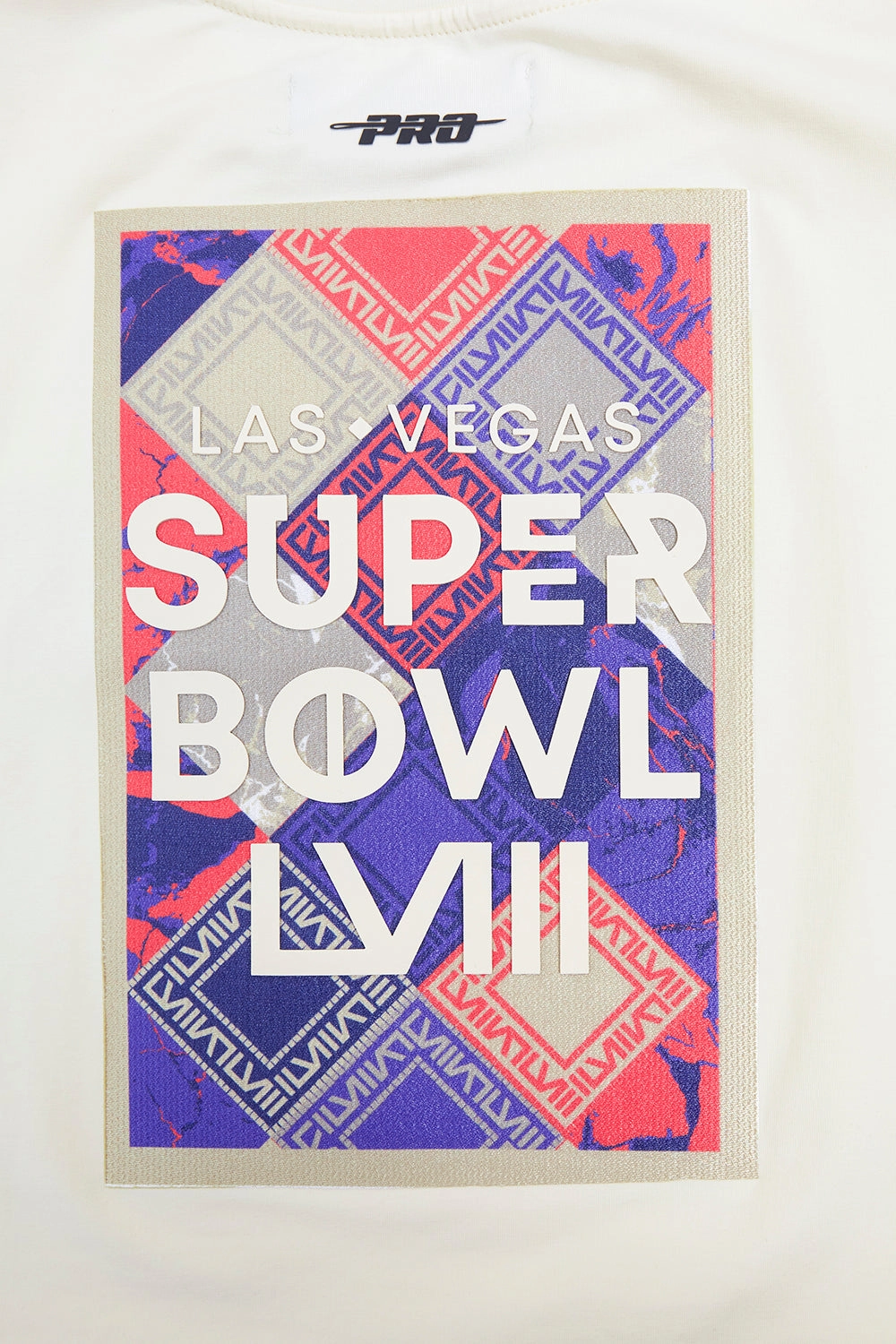 NFL NFL SUPERBOWL LVIII SINGLE JERSEY BOXY WOMEN'S TEE (EGGSHELL)
