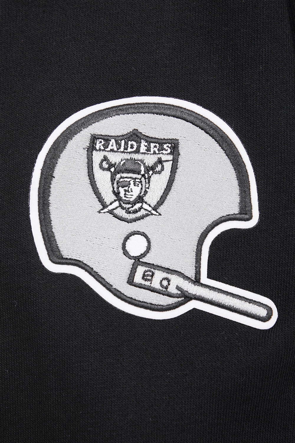 NFL OAKLAND RAIDERS RETRO CLASSIC WOMEN'S CREWNECK (BLACK/GREY)