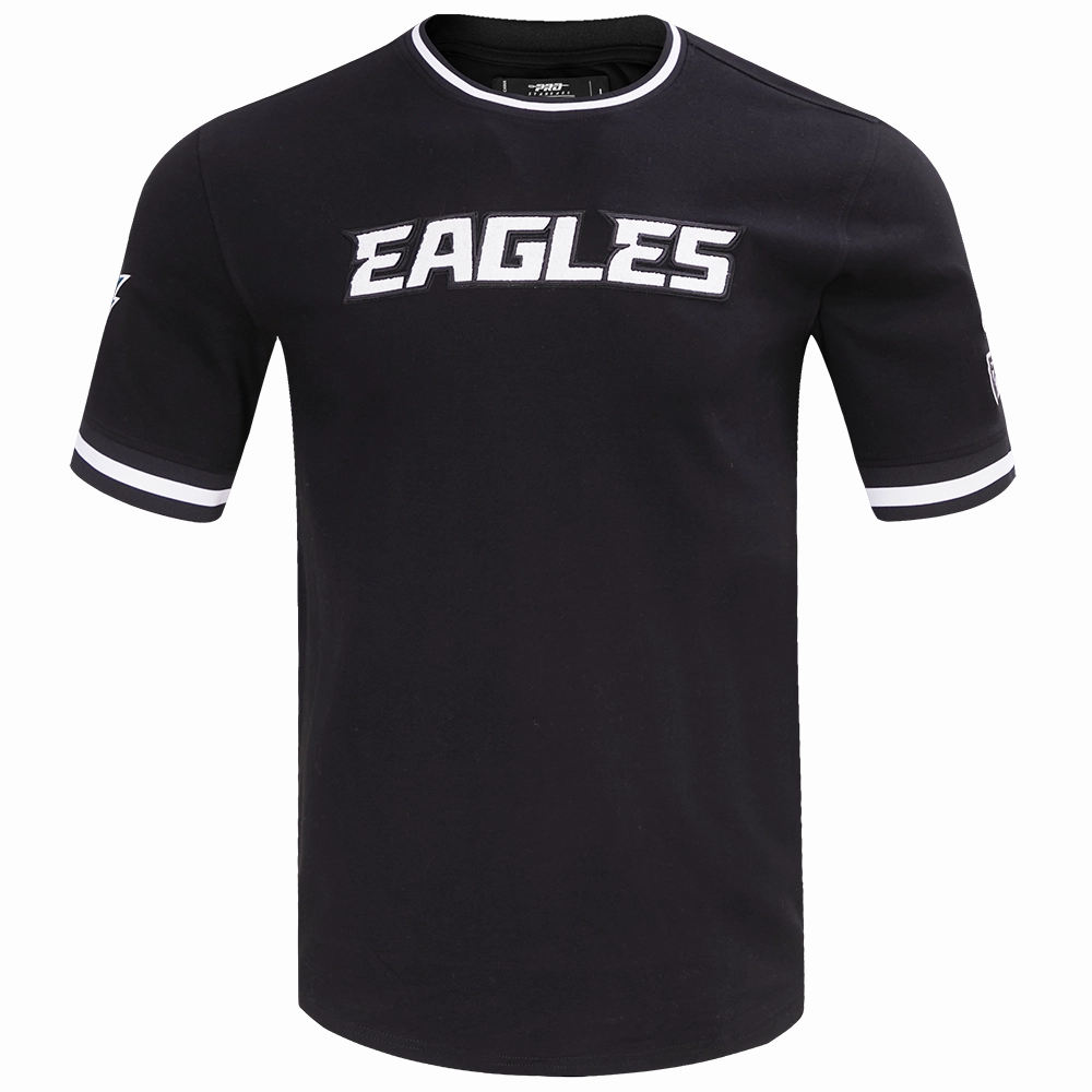 NFL PHILADELPHIA EAGLES CLASSIC CHENILLE MEN'S TEE (BLACK)