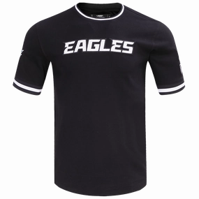 NFL PHILADELPHIA EAGLES CLASSIC CHENILLE MEN'S TEE (BLACK)
