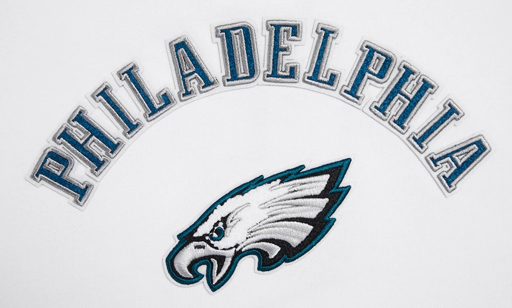 NFL PHILADELPHIA EAGLES CLASSIC WOMEN'S CREWNECK (WHITE)