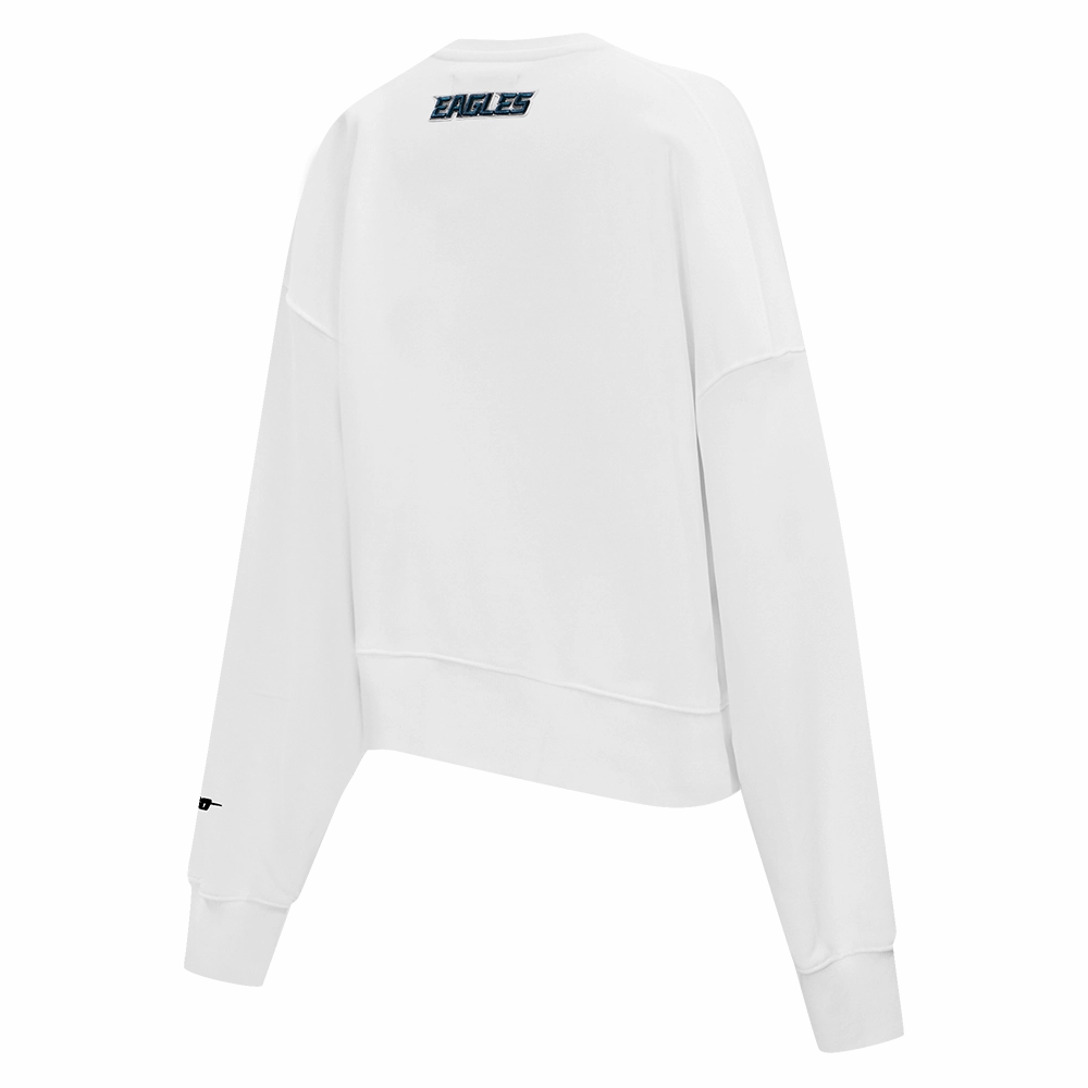 NFL PHILADELPHIA EAGLES CLASSIC WOMEN'S CREWNECK (WHITE)