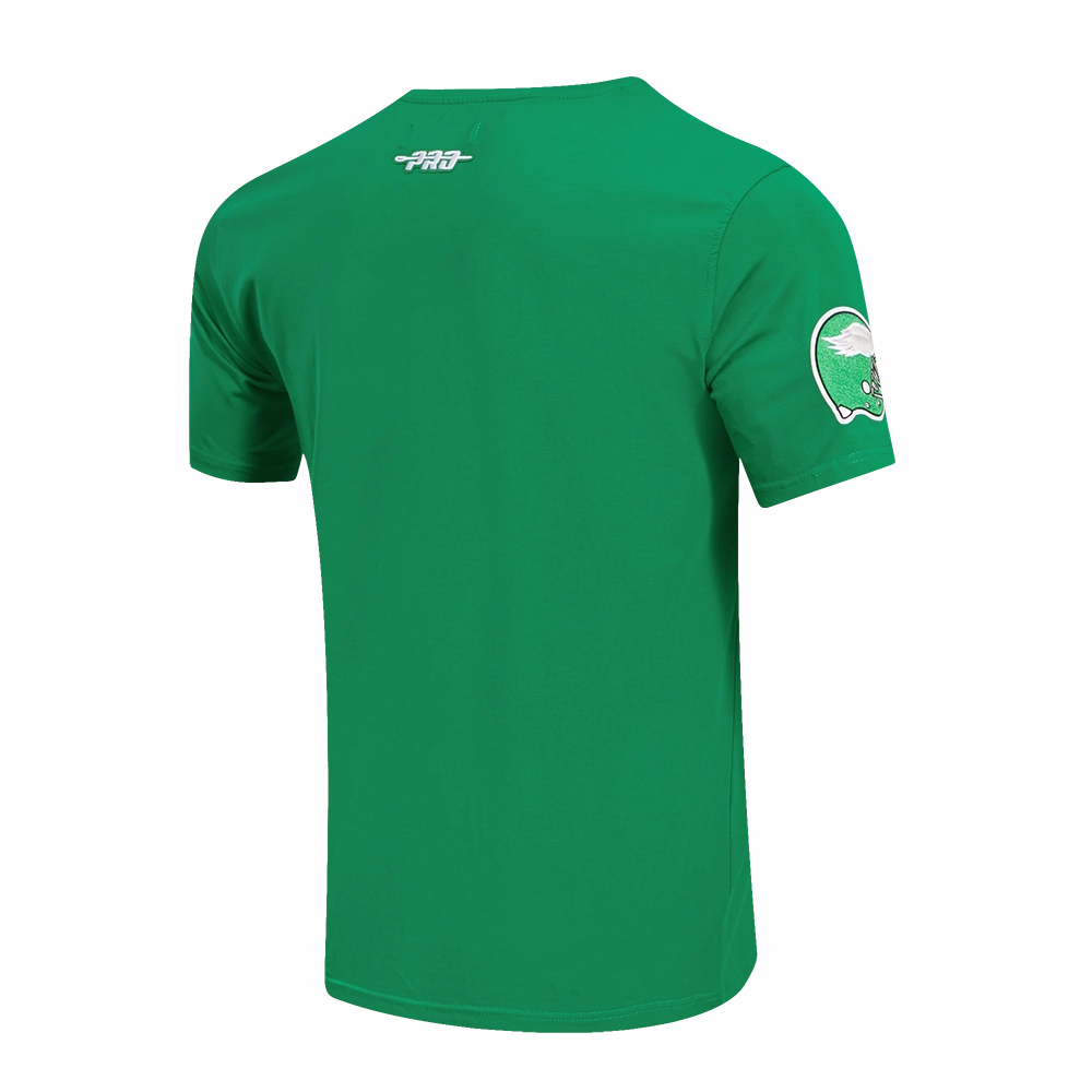 NFL PHILADELPHIA EAGLES RETRO OLD ENGLISH MEN'S TEE (KELLY GREEN)