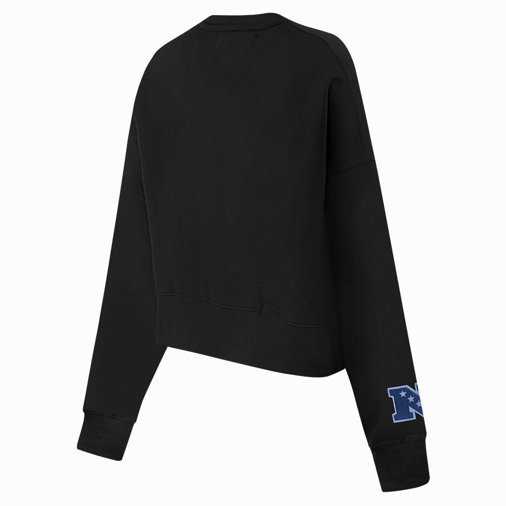 NFL PHILADELPHIA EAGLES VARSITY BLUES WOMEN'S W CREWNECK (BLACK)