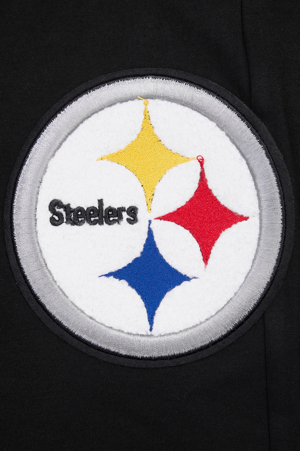 NFL PITTSBURGH STEELERS CLASSIC CHENILLE MEN'S DK JOGGER (BLACK)