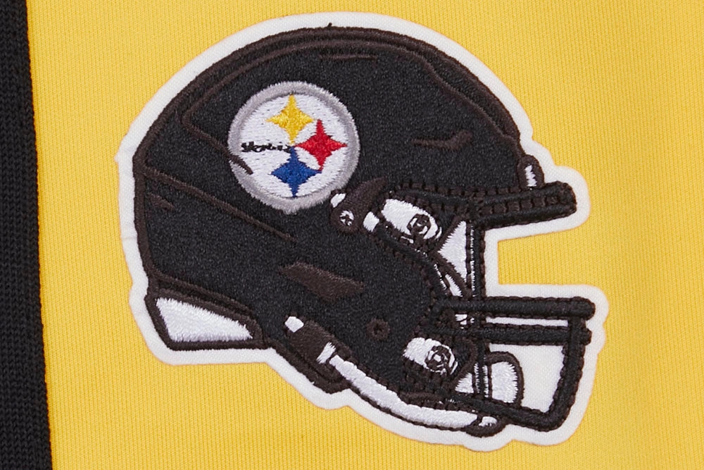 NFL PITTSBURGH STEELERS CLASSIC MEN'S DK TRACK PANT (YELLOW/BLACK)