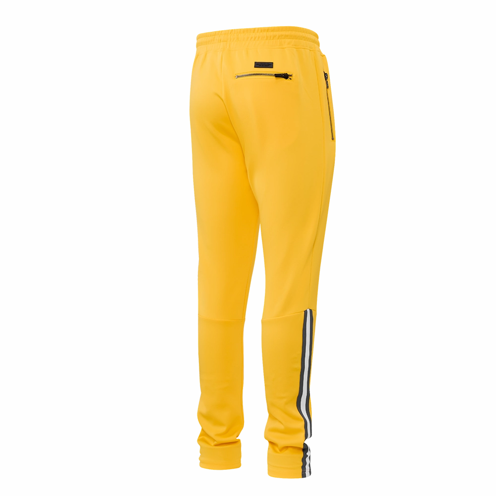 NFL PITTSBURGH STEELERS CLASSIC MEN'S DK TRACK PANT (YELLOW/BLACK)