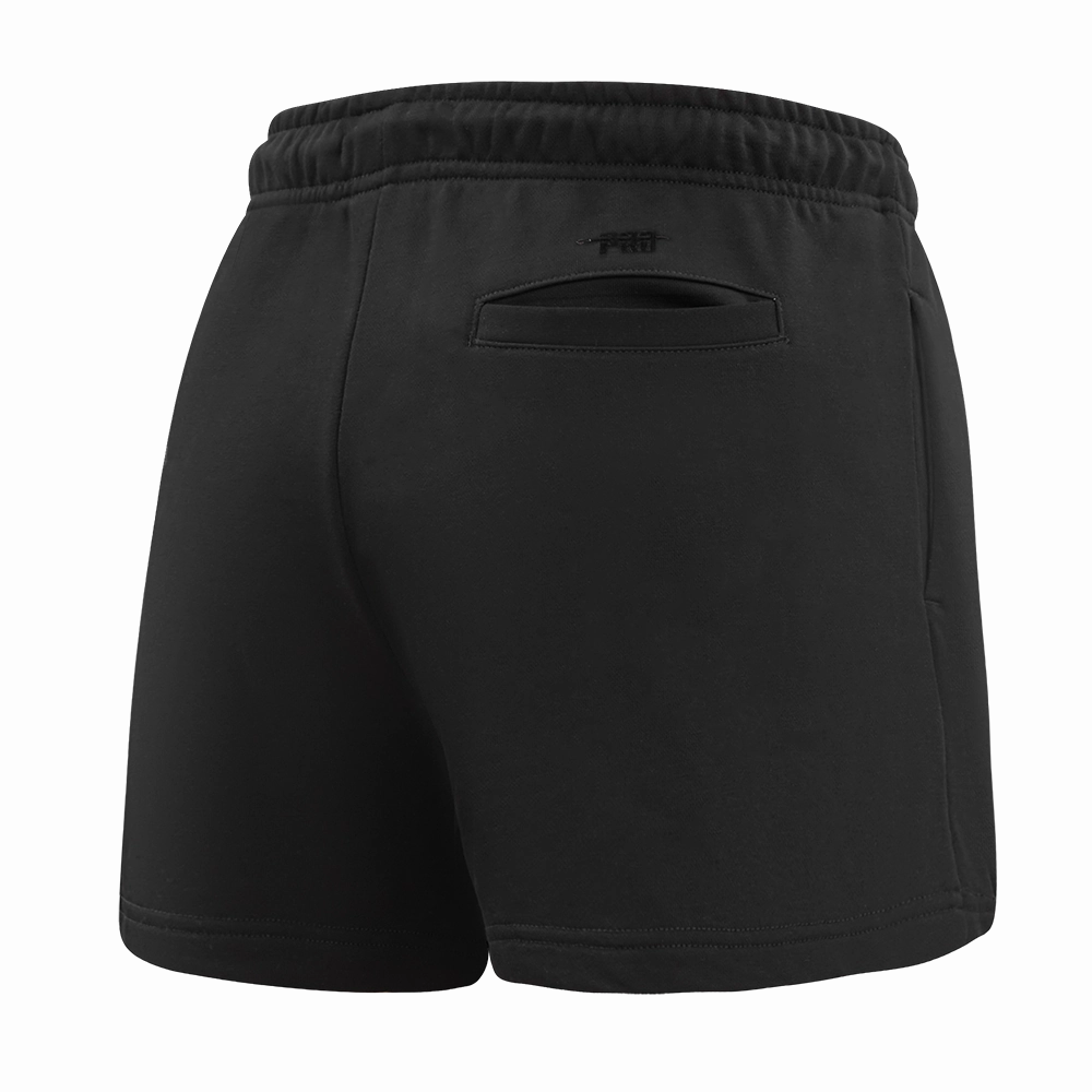 NFL PITTSBURGH STEELERS CLASSIC WOMEN'S FLEECE SHORT (BLACK)