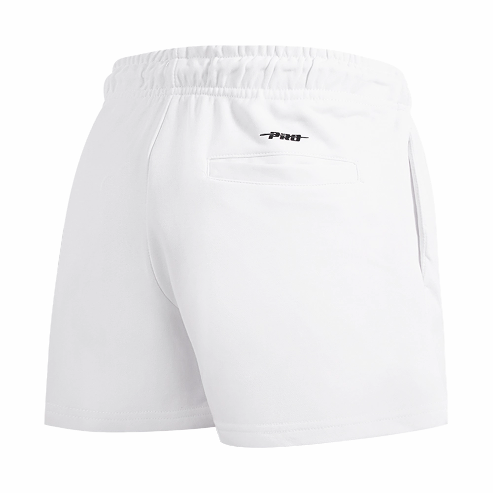 NFL PITTSBURGH STEELERS CLASSIC WOMEN'S FLEECE SHORT (WHITE)
