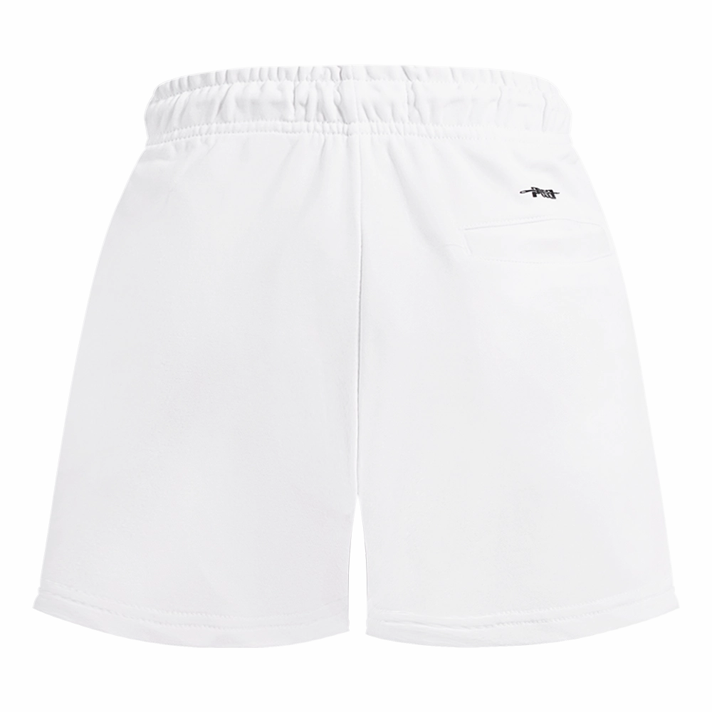 NFL PITTSBURGH STEELERS CLASSIC WOMEN'S FLEECE SHORT (WHITE)