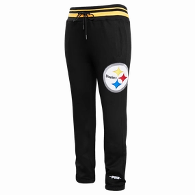 NFL PITTSBURGH STEELERS MASHUP MEN'S RIB SWEATPANT (BLACK/YELLOW)