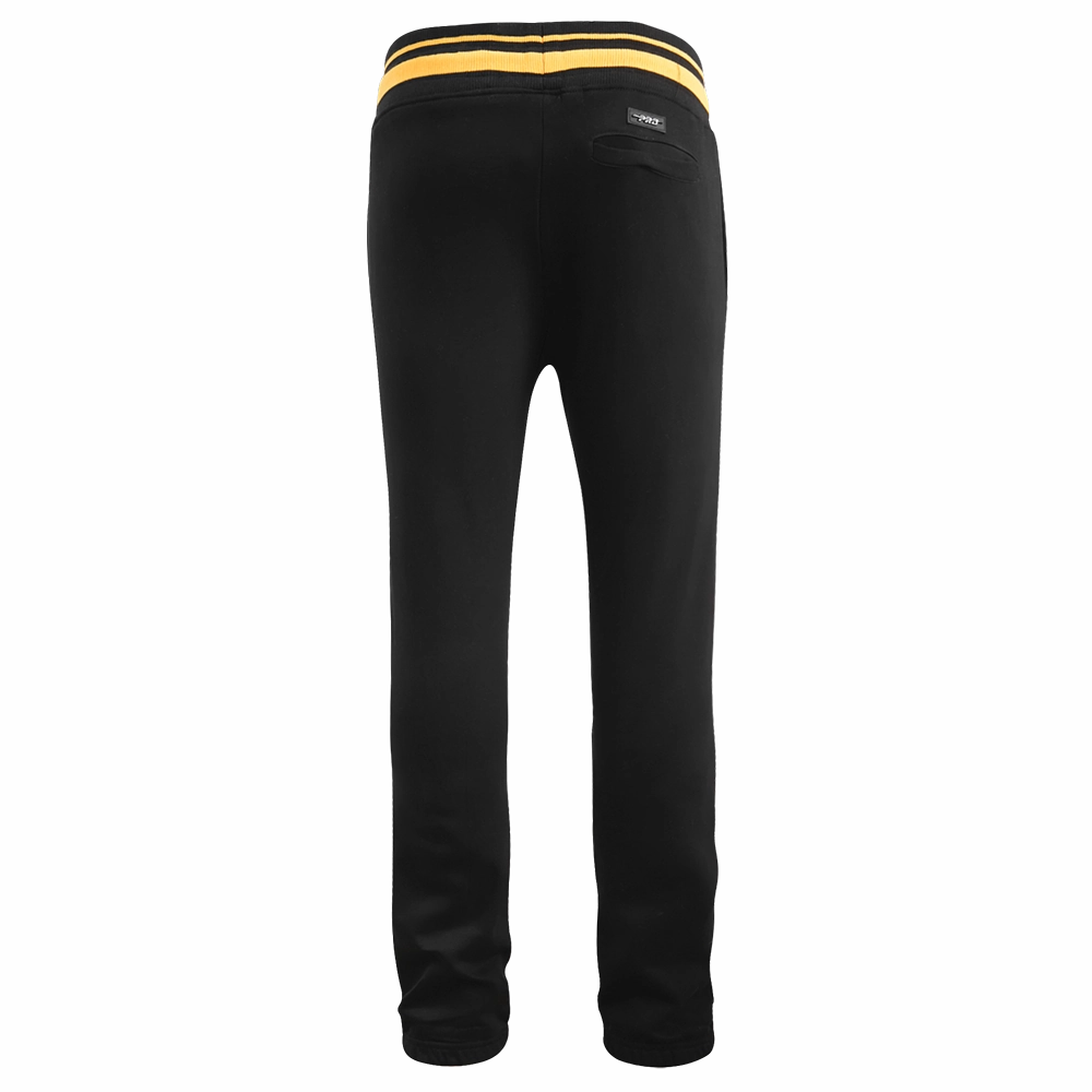 NFL PITTSBURGH STEELERS MASHUP MEN'S RIB SWEATPANT (BLACK/YELLOW)
