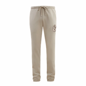 NFL PITTSBURGH STEELERS NEUTRAL FLEECE SWEATPANT (TAUPE)