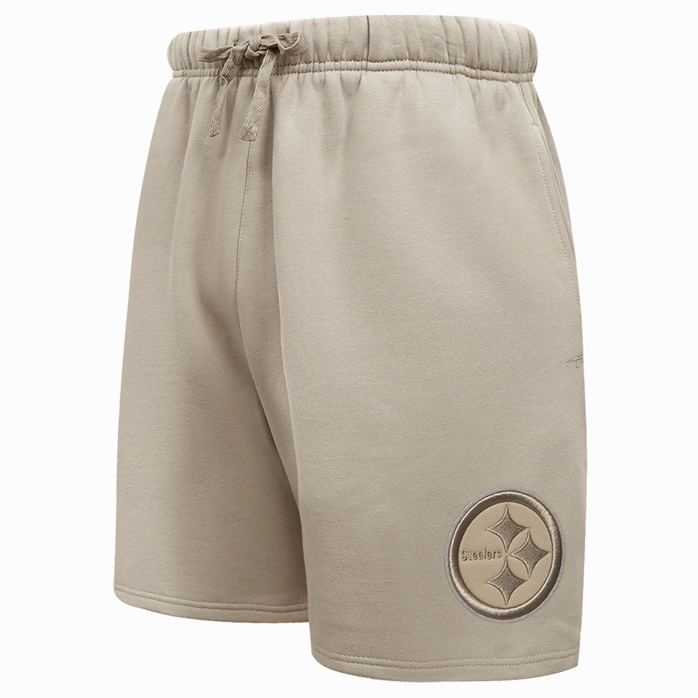 NFL PITTSBURGH STEELERS NEUTRAL MEN'S SHORT (TAUPE)