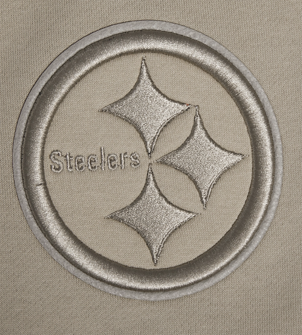 NFL PITTSBURGH STEELERS NEUTRAL MEN'S SHORT (TAUPE)