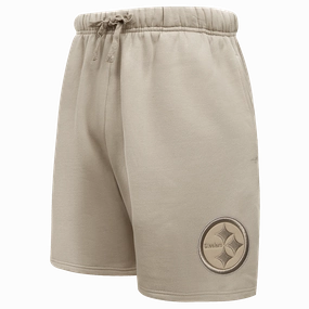 NFL PITTSBURGH STEELERS NEUTRAL MEN'S SHORT (TAUPE)