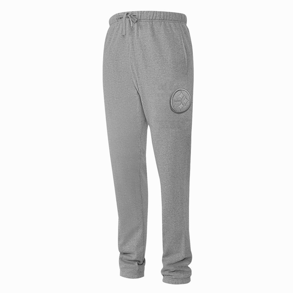 NFL PITTSBURGH STEELERS NEUTRAL MEN'S SWEATPANT (DARK HEATHER GRAY)