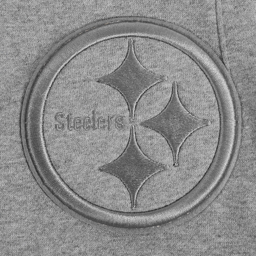 NFL PITTSBURGH STEELERS NEUTRAL MEN'S SWEATPANT (DARK HEATHER GRAY)