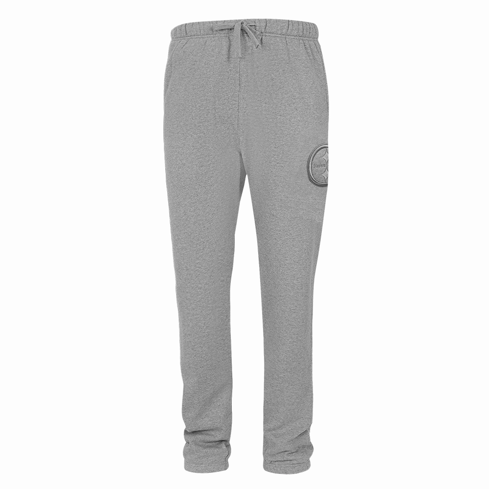 NFL PITTSBURGH STEELERS NEUTRAL MEN'S SWEATPANT (DARK HEATHER GRAY)