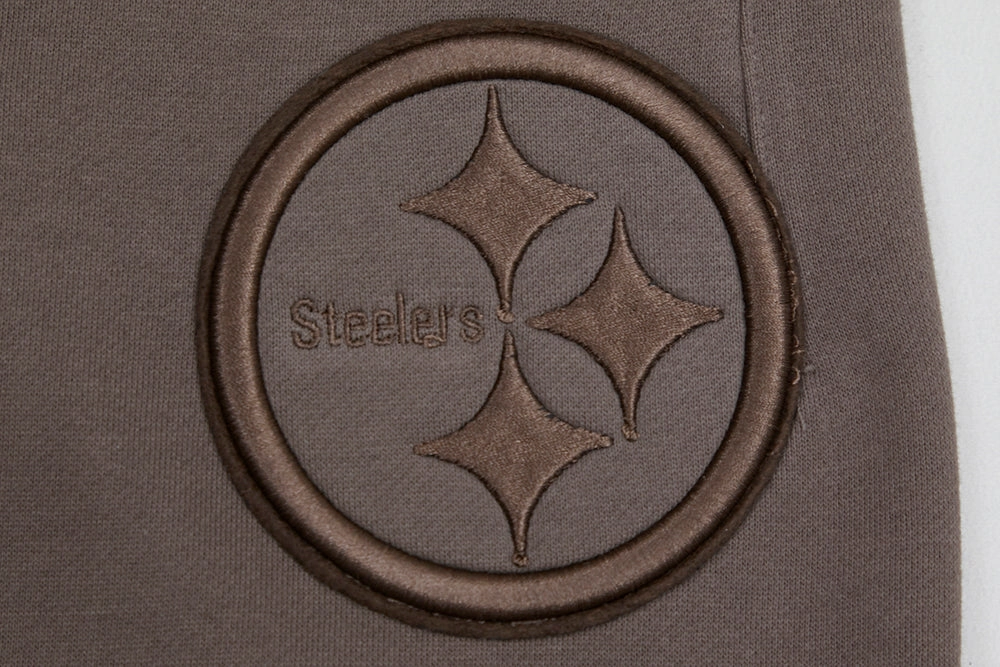 NFL PITTSBURGH STEELERS NEUTRAL MEN'S SWEATPANT (DARK TAUPE)