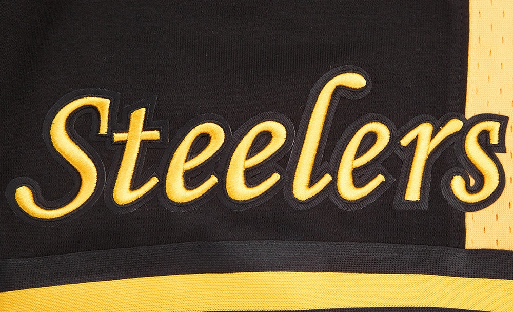 NFL PITTSBURGH STEELERS RETRO CLASSIC MEN'S 2.0 SHORT (BLACK/YELLOW)