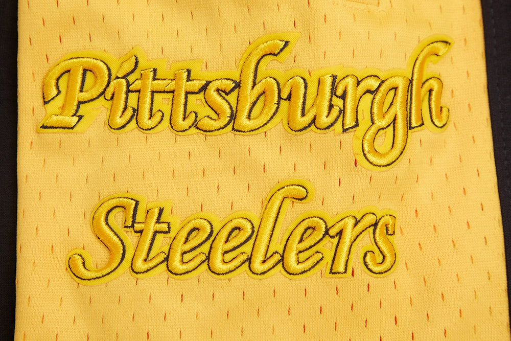 NFL PITTSBURGH STEELERS RETRO CLASSIC MEN'S 2.0 SHORT (BLACK/YELLOW)